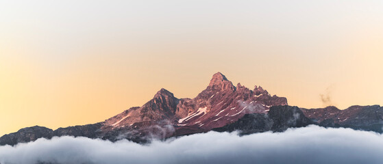 Peak above the clouds