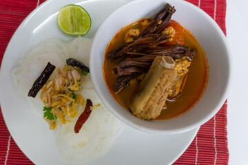 Nam ngiao | Noodle soup or curry of  Northern Thai cuisine