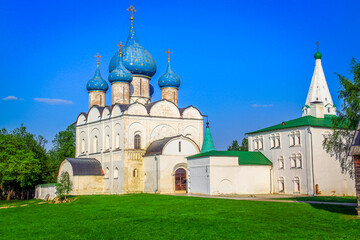 Suzdal village in Golden Ring of Russia, idyllic landscape