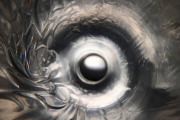 abstract pipe inside light tunnel pipeline background hole