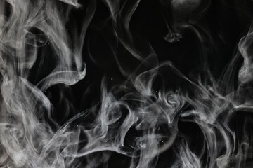 texture smoke on a black background abstract