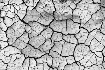 cracks on the ground desert white abstract background