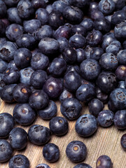 Closeup of blueberries