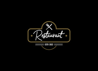 Logo Templates with Monogrammed Elements and Flourish Ornaments for Restaurants, Clubs, Boutiques, Cafes, Hotel Cards. Vector illustration