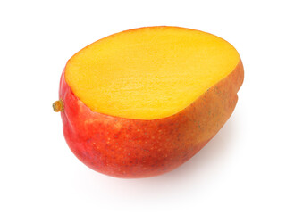 Sliced ripe red mango fruit