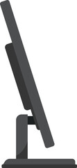 Computer monitor icon flat vector. Screen pc. Modern display isolated