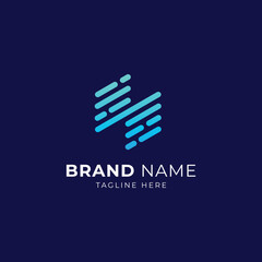 N Letter Logo With Analytics Illustration, Analytics N Icon.