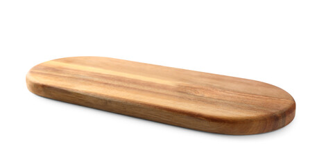 Wooden board isolated on white background
