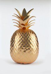 minimalist gold pineapple