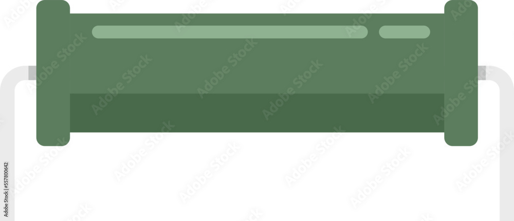 Poster capacitor resistor icon flat vector. electric circuit. capacitor component isolated