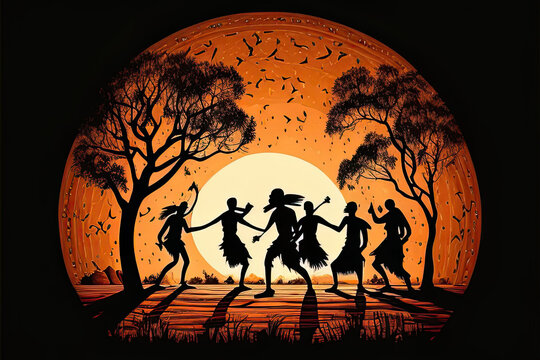 Aboriginal Tribe Dancing
