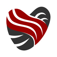 Love Hearth Care logo template Icon Illustration Brand Identity