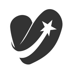 Love Hearth Care logo template Icon Illustration Brand Identity