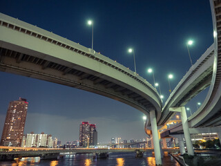 夜の有明ジャンクション