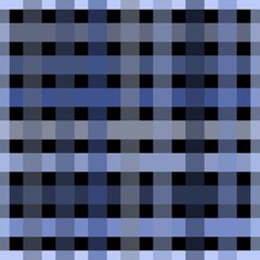 blue plaid fabric texture blue and white background seamless pattern with blue dots