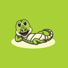 Cute Crocodile Chilling