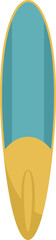 Oak sup board icon flat vector. Surf paddle. Water beach isolated