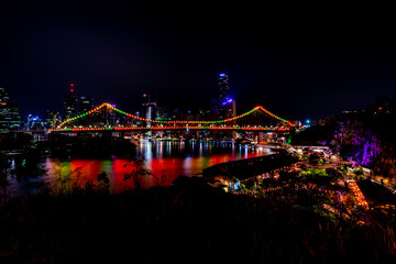 Story Bridge Brisbane Christmas Lights