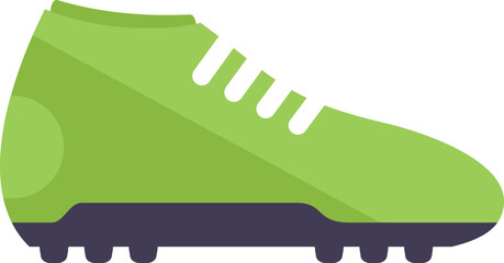 Fototapeta na wymiar Soccer sneaker icon flat vector. Sport shoe. Football boot isolated