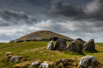 Loughcrew Cairns Historic Passage Tomb Relic near Oldcastle, County Meath, Ireland, Europe