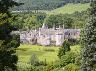 Fototapeta na wymiar Dawyck Estate und Dawyck Garden in Schottland