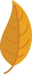 Tree leaf icon flat vector. November tree. Fall leaves isolated