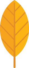 Round leaf icon flat vector. Autumn fall. Maple tree isolated