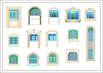 collection of windows