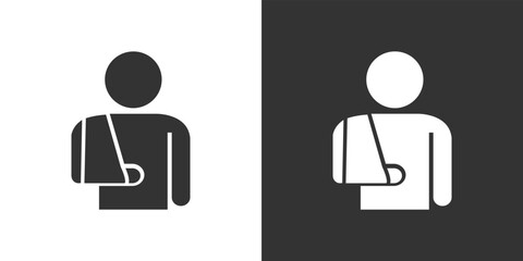 Charity and donation silhouette icon