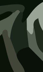 Aesthetic green abstract background with copy space area. Suitable for poster and banner