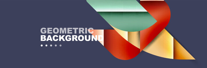 Abstract background with trendy composition and fluid gradients