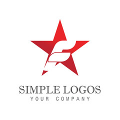 F initial letter logo vector design