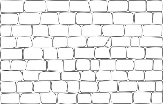 Seamless Pattern Of Brick Wall