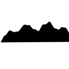 Lanscape Mountain Silhouette