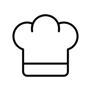 Chef hat vector icon symbol design