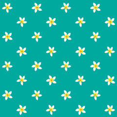 Bali Floral Seamless Pattern - Balinese Plumeria