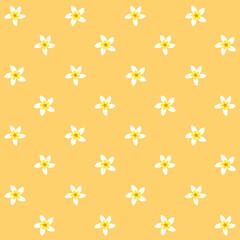 Bali Floral Seamless Pattern - Balinese Plumeria