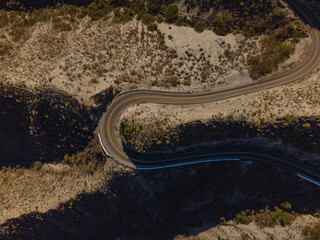 curva en la carretera