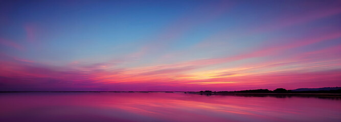 Fototapeta na wymiar beautiful sunset on the shore of the sea