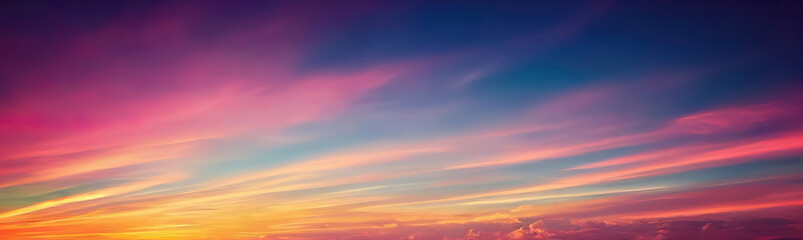 Fototapeta na wymiar Beautiful sunset sky with pastel pink and purple colors, sunset whit clouds.
