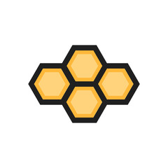 honeycomb symbol icon vector design illustration