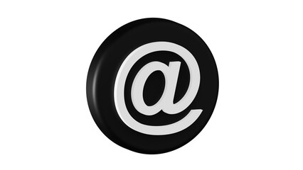 e mail symbol on white, 3D RENDERING OF EMAIL PNG TRANSPARENT BACKGROUND