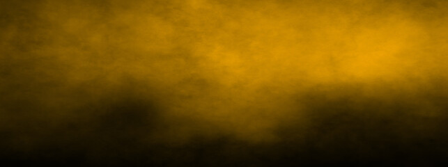 Obraz premium black gold sky, cloud smoke texture, abstract yellow background for product display backdrop