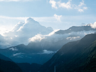 Beautiful mountain scenery in East Rift Valley, Taiwan