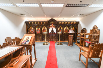 Brussels Airport culte religion chapelle orthodox