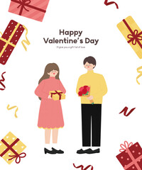 Valentine's Day Illustration for Lovers