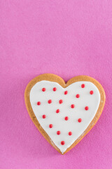 heart shaped cookie