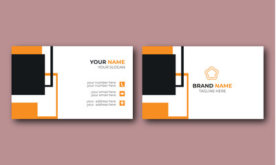 professional business card, modern business card,