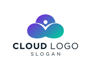 Logo about Cloud on a white background. created using the CorelDraw application.