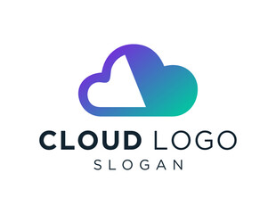 Logo about Cloud on a white background. created using the CorelDraw application.